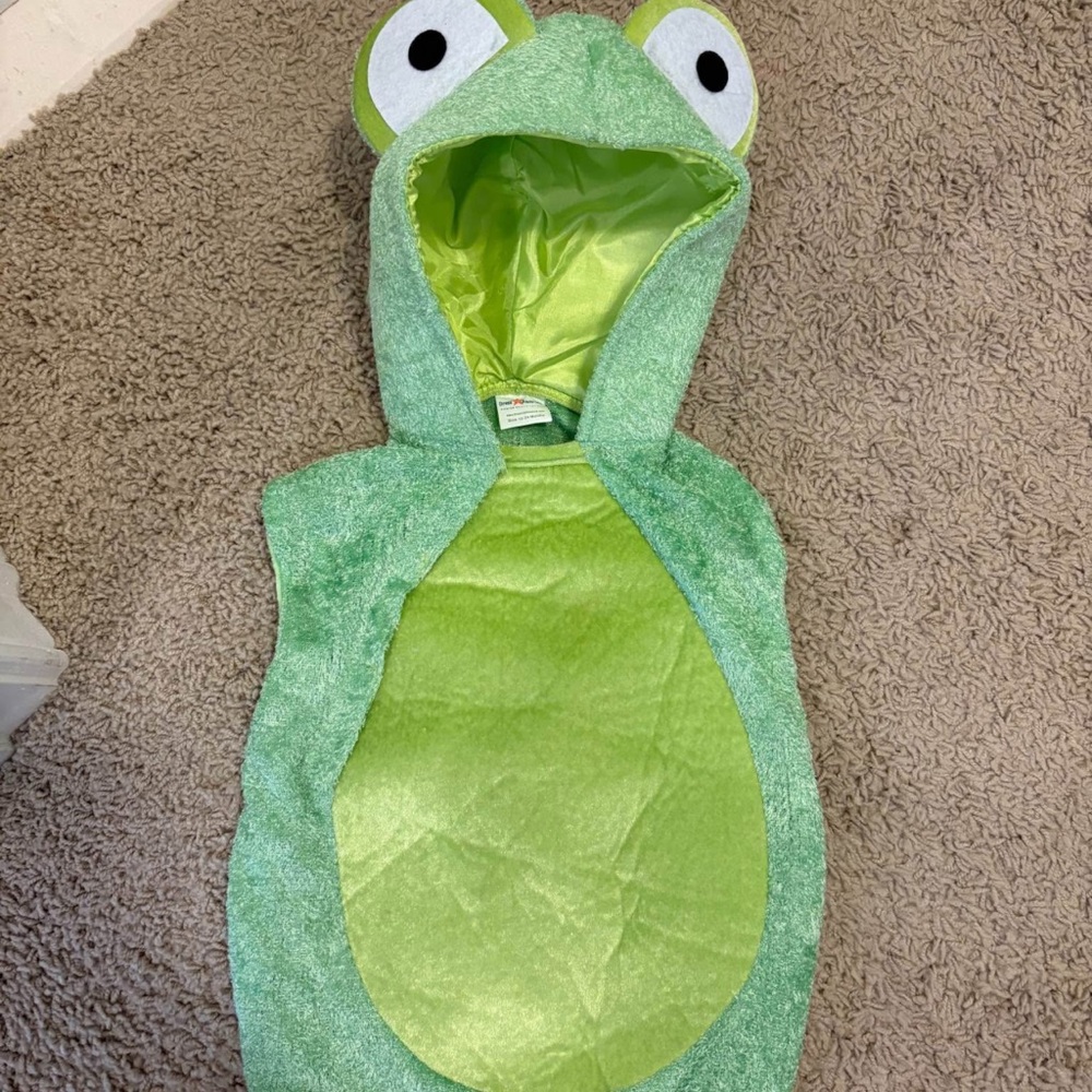 Green Frog Costume with Hood